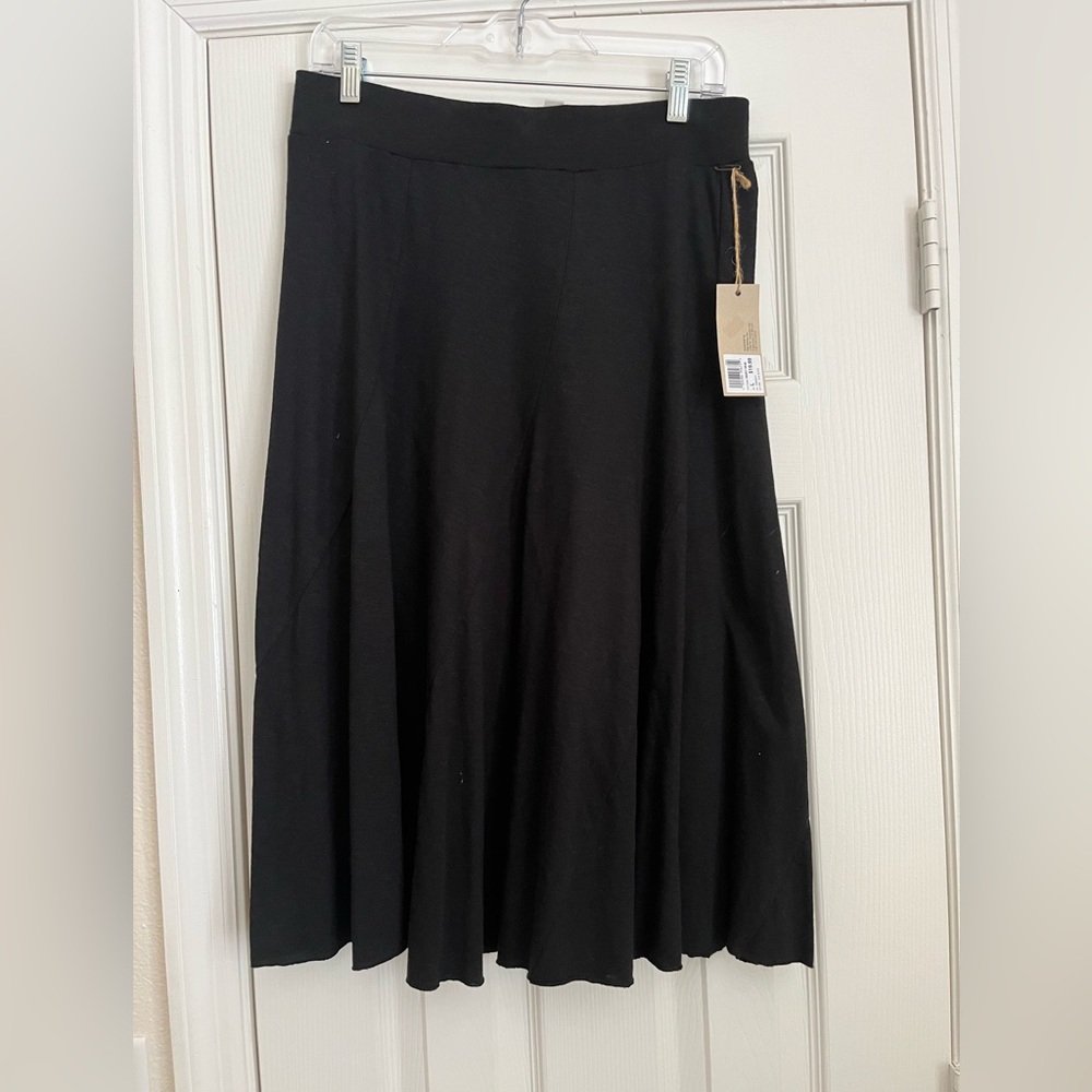 Brand New Black A line 100% cotton skirt.